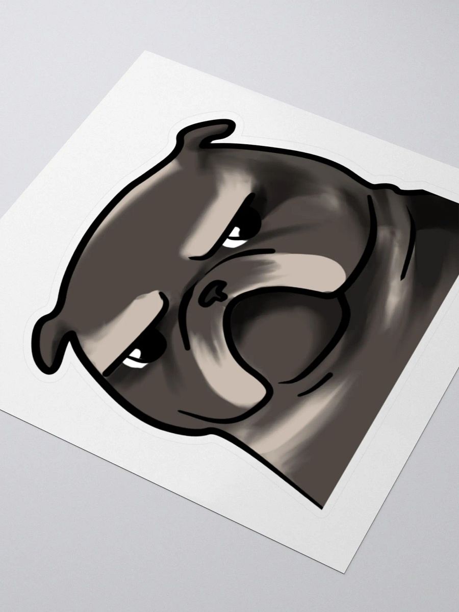 Grumpy Pug Sticker product image (5)