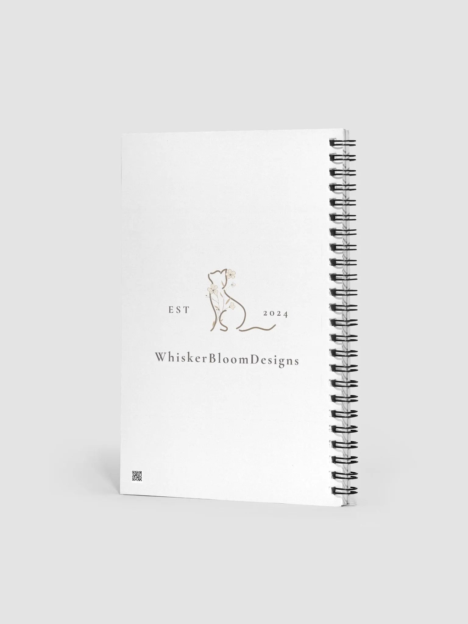 Peony Cat Spiral Notebook product image (2)