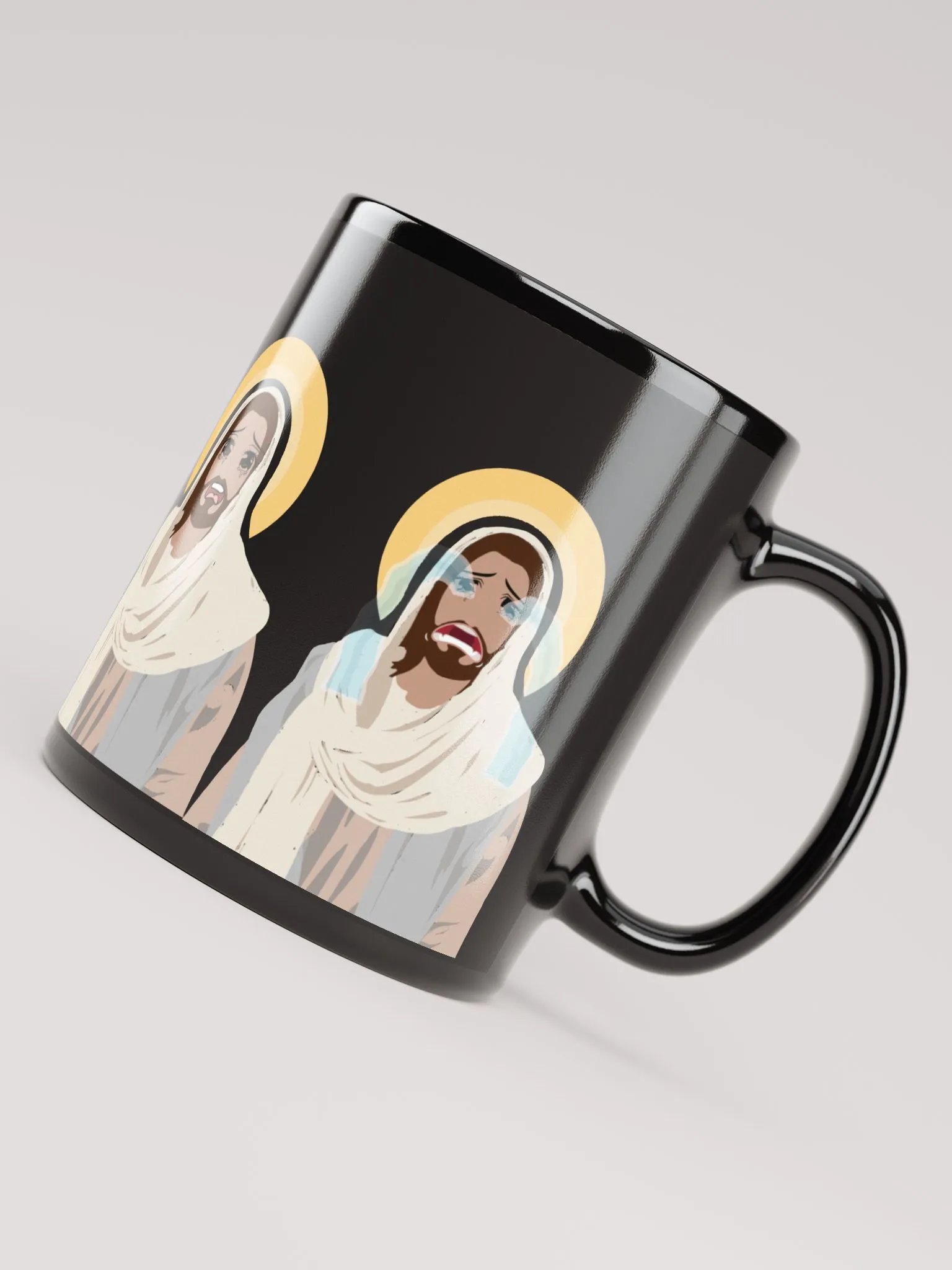 Crying Jesus Emote coffee mug product image (4)