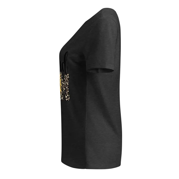 Leopard Mom Sunflower Graphic Tee product image (17)