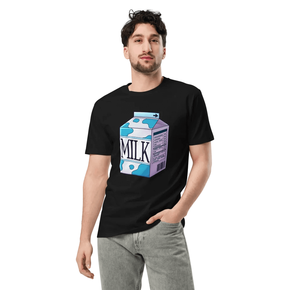 Moo-licious Milk Carton Unisex T-Shirt product image (14)