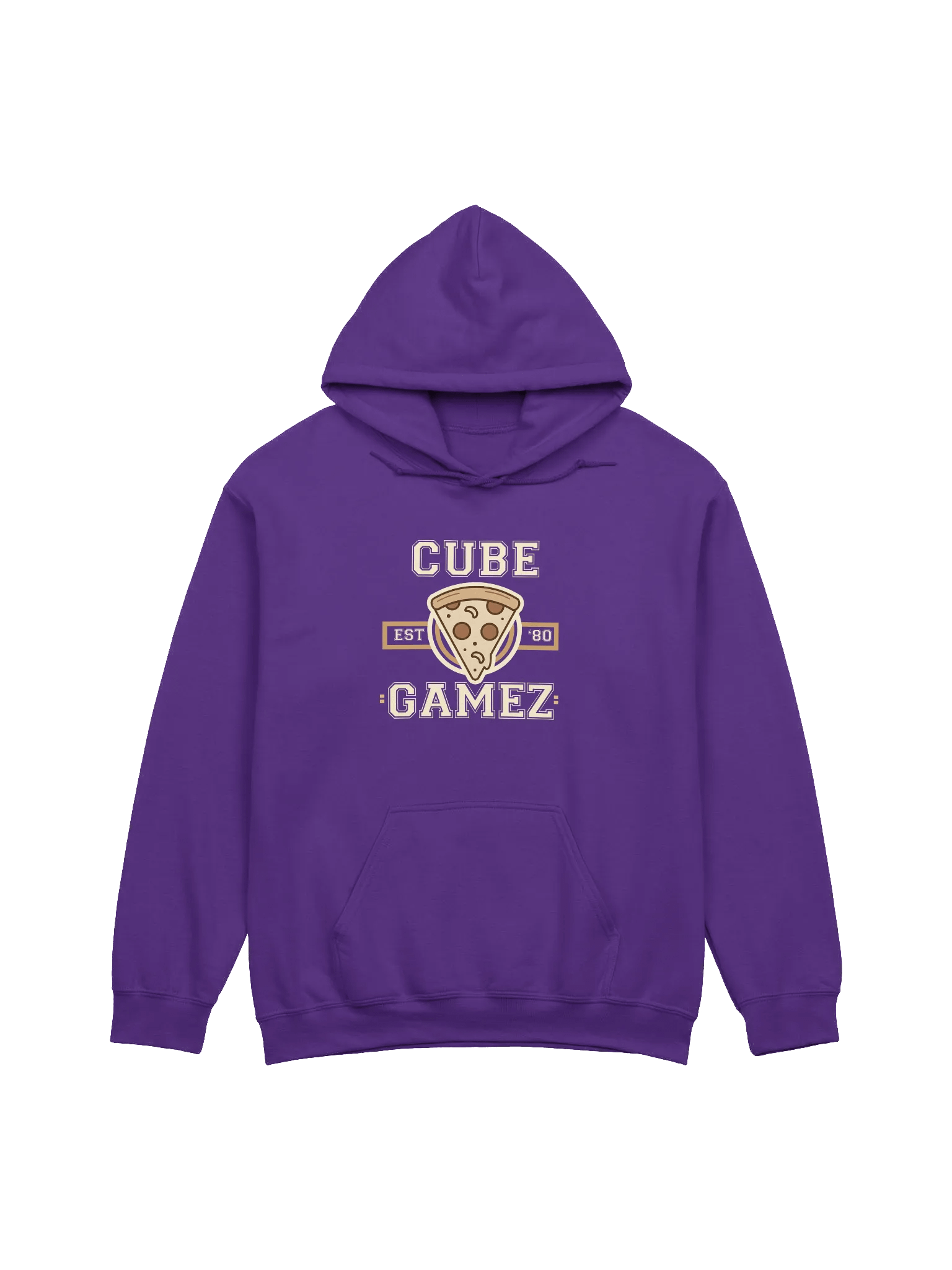 CubeGamez Hoodie Purple product image (1)