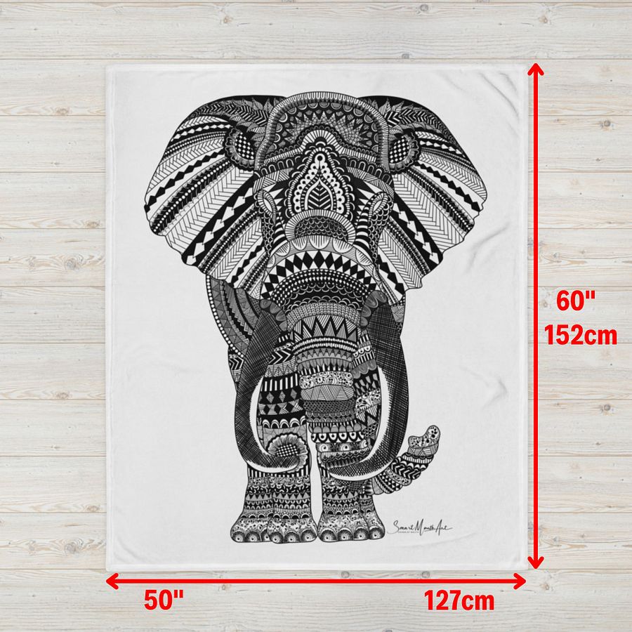 Elephant Throw Blanket product image (3)