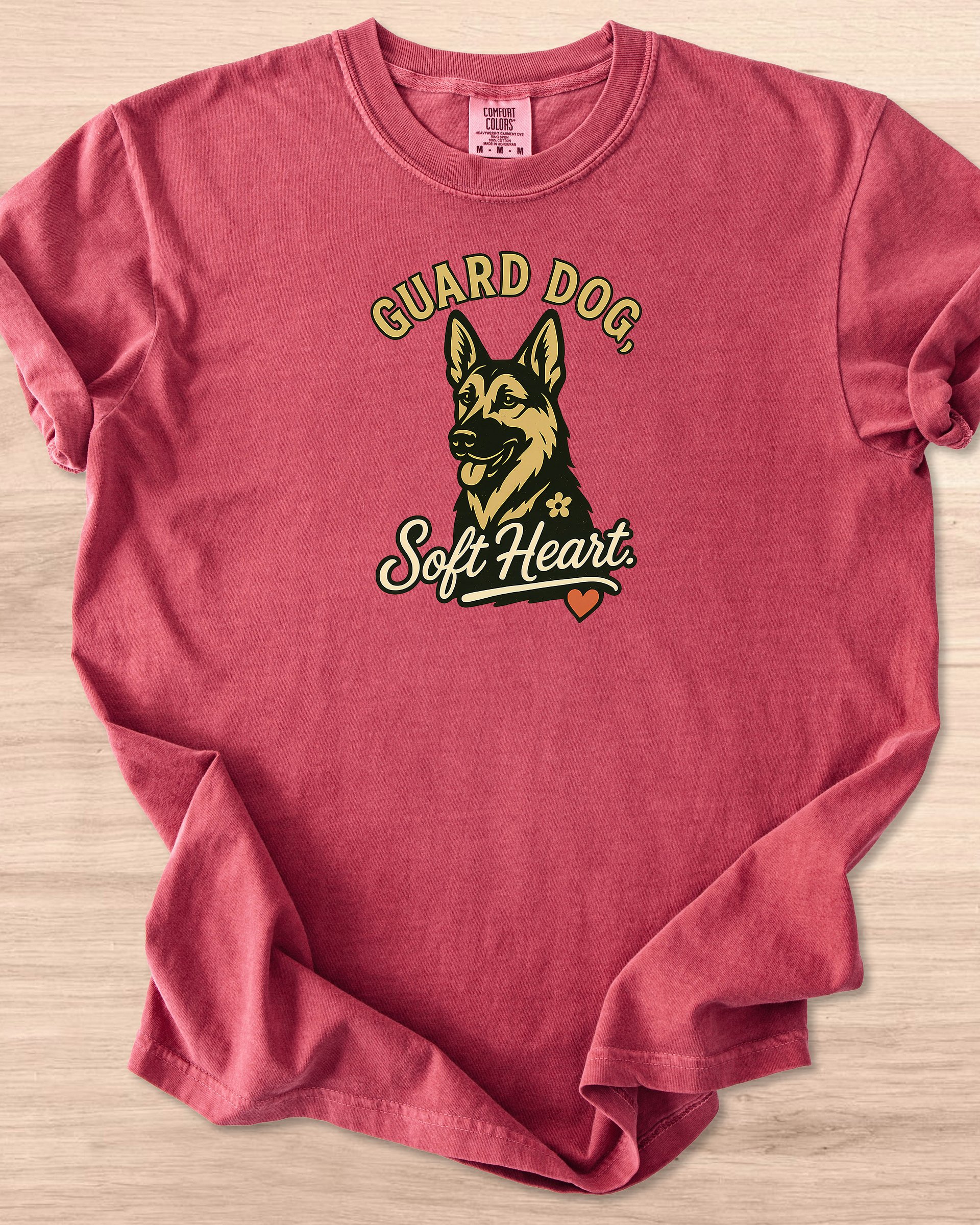 Guard Dog Soft Heart (German Shepherd) Tee product image (21)