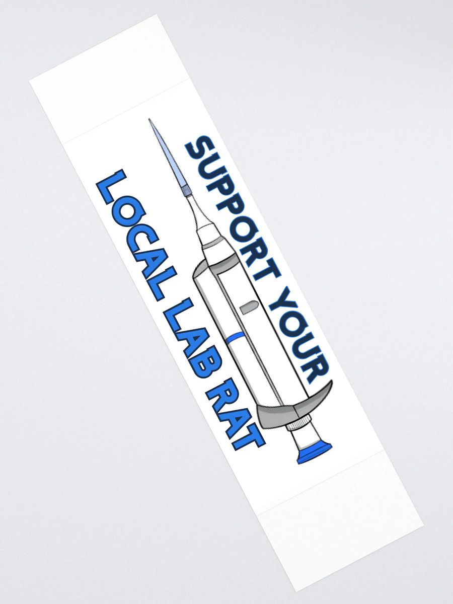 "Support Your Local Lab Rat" Pipette Sticker product image (2)