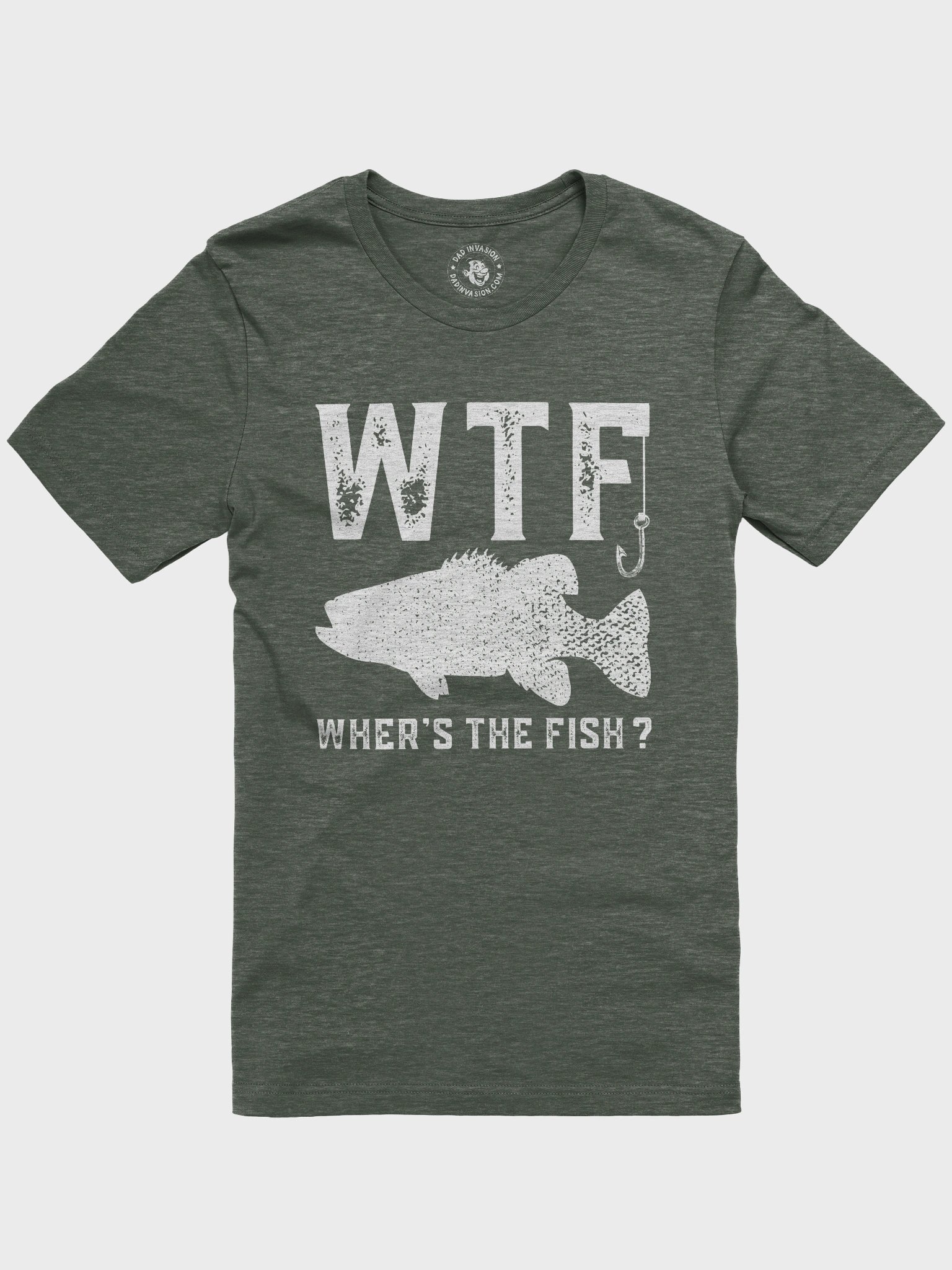 WTF – Where’s The Fish? Funny Dad Fishing Shirt product image (1)