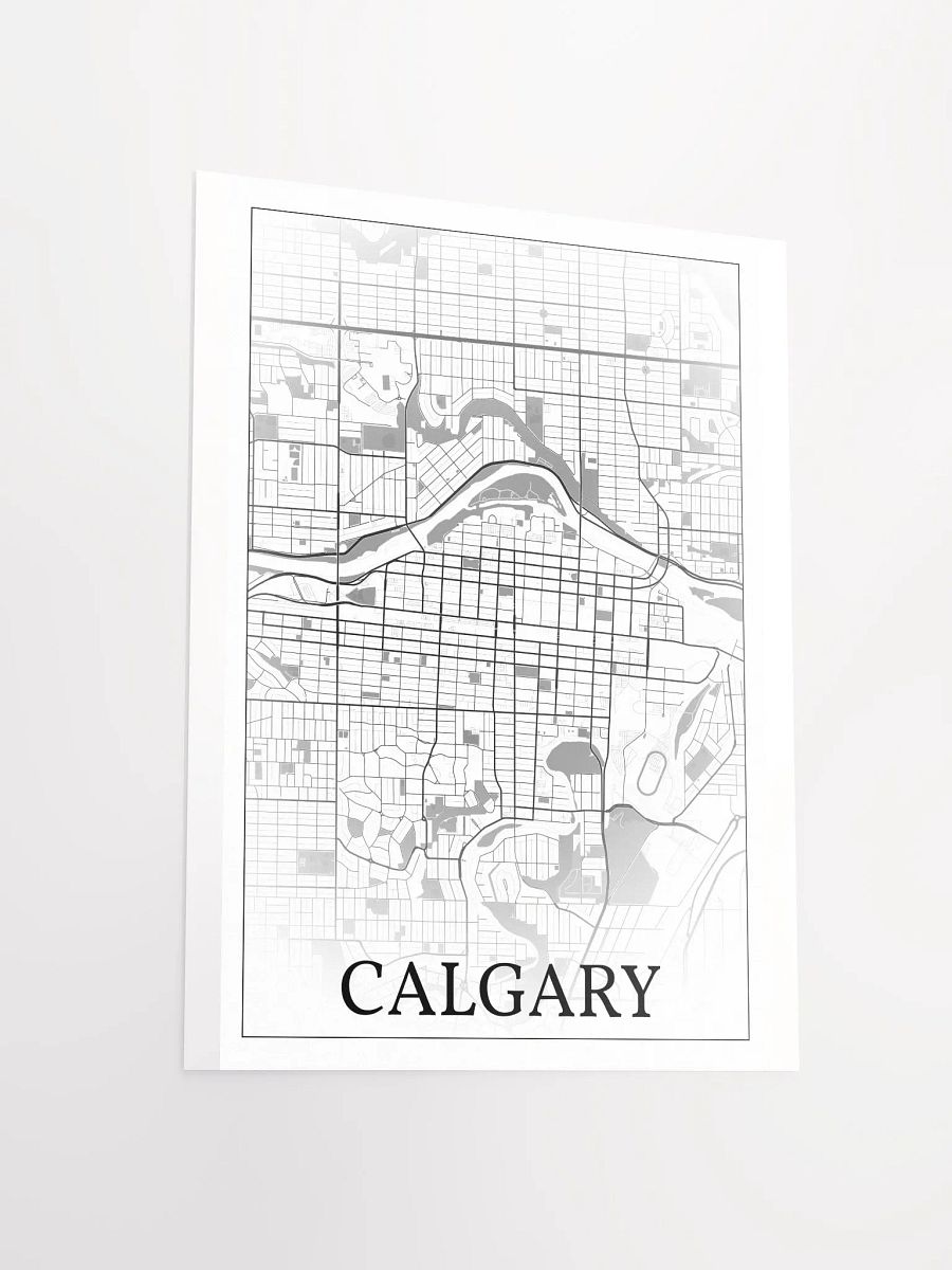 Calgary, Canada, city map print product image (13)