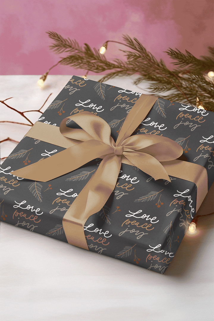 Love Peace Joy Wrapping Paper product image (1)