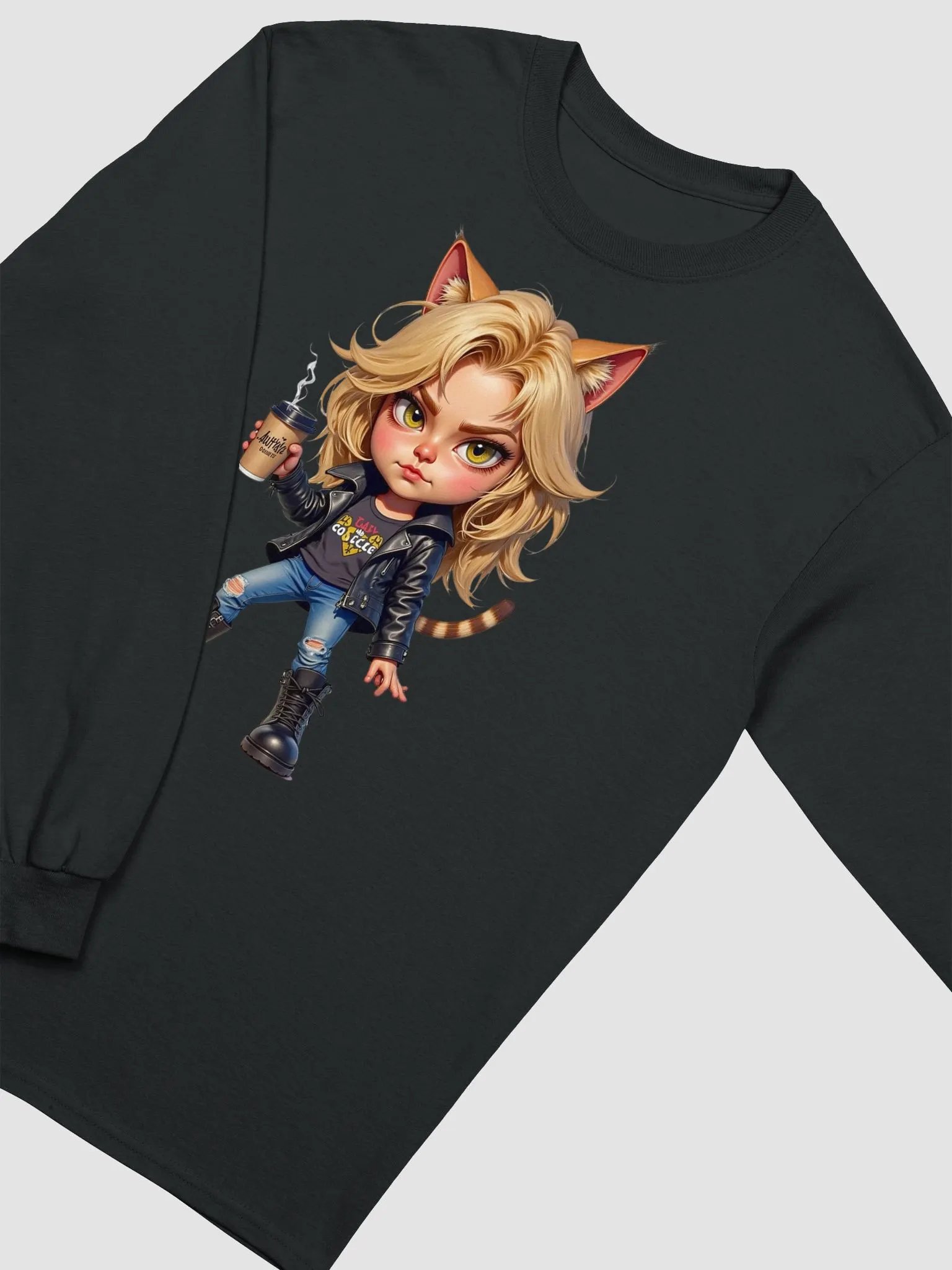 Feline Rebel Long Sleeve Tee product image (34)