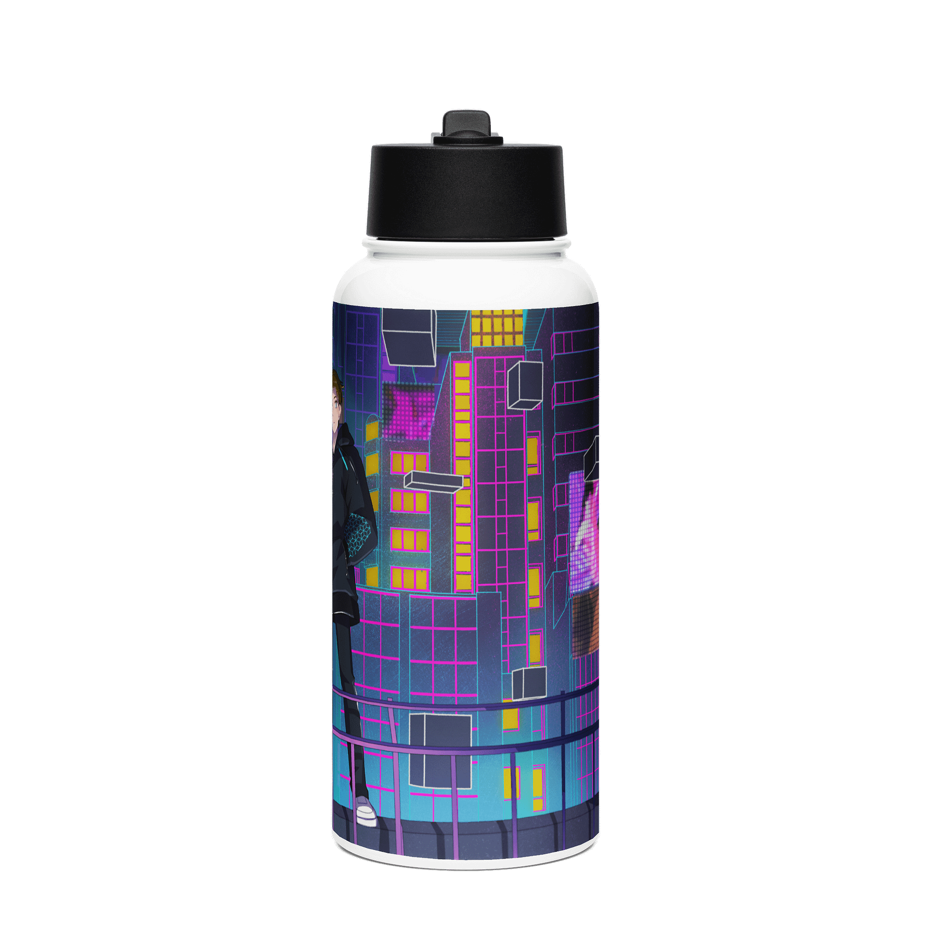 Cyberscape Water Bottle product image (1)
