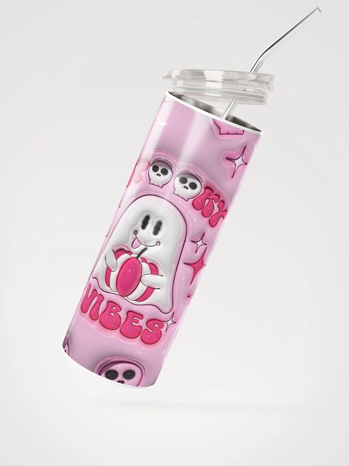 Spooky Vibes Stainless Steel Tumbler product image (2)