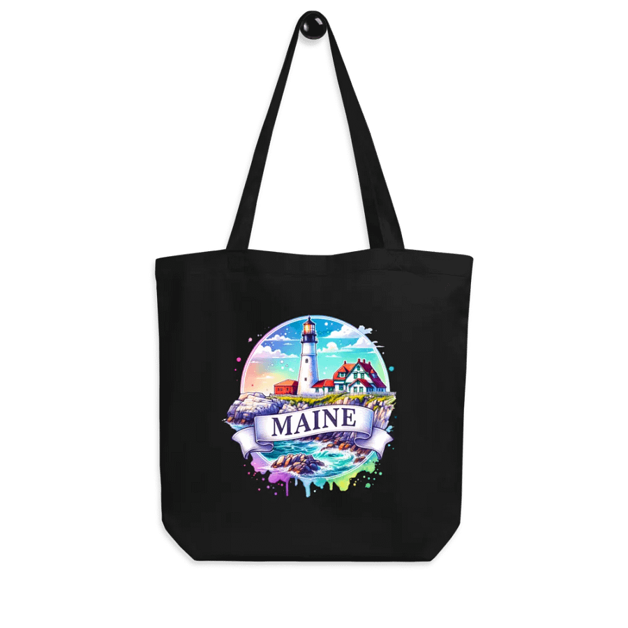 Maine Retro Tote Bag product image (7)