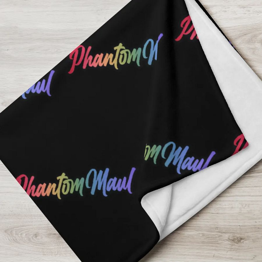 'PhantomMaul' Rainbow Throw Blanket product image (5)