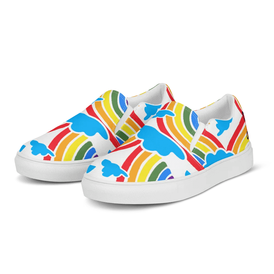 Rainbow Live Men's Slip-On Canvas Shoes product image (3)