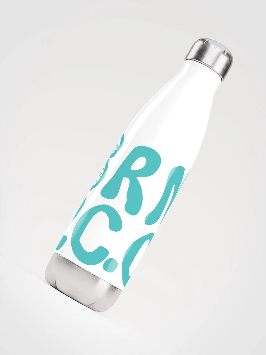 BRN.2C.C.™ | Stainless Bottle | Dark Turquoise on White 💧 product image (4)