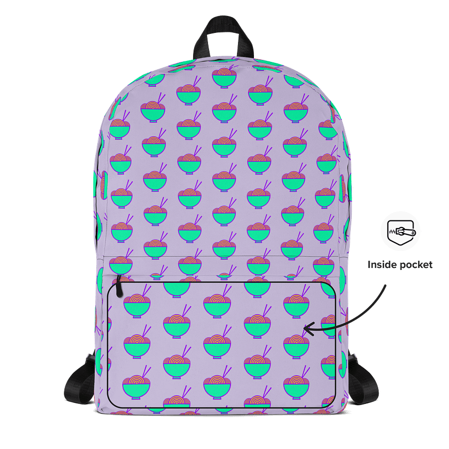 Noodle Crew Backpack! (Purple) product image (5)