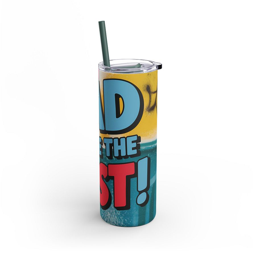 Father's Day Tumbler Wrap PNG, Dad You're The Best, Colorful Gift For Dad, Personalized Tumbler Wrap, Digital Download, Father's Day Gift product image (6)