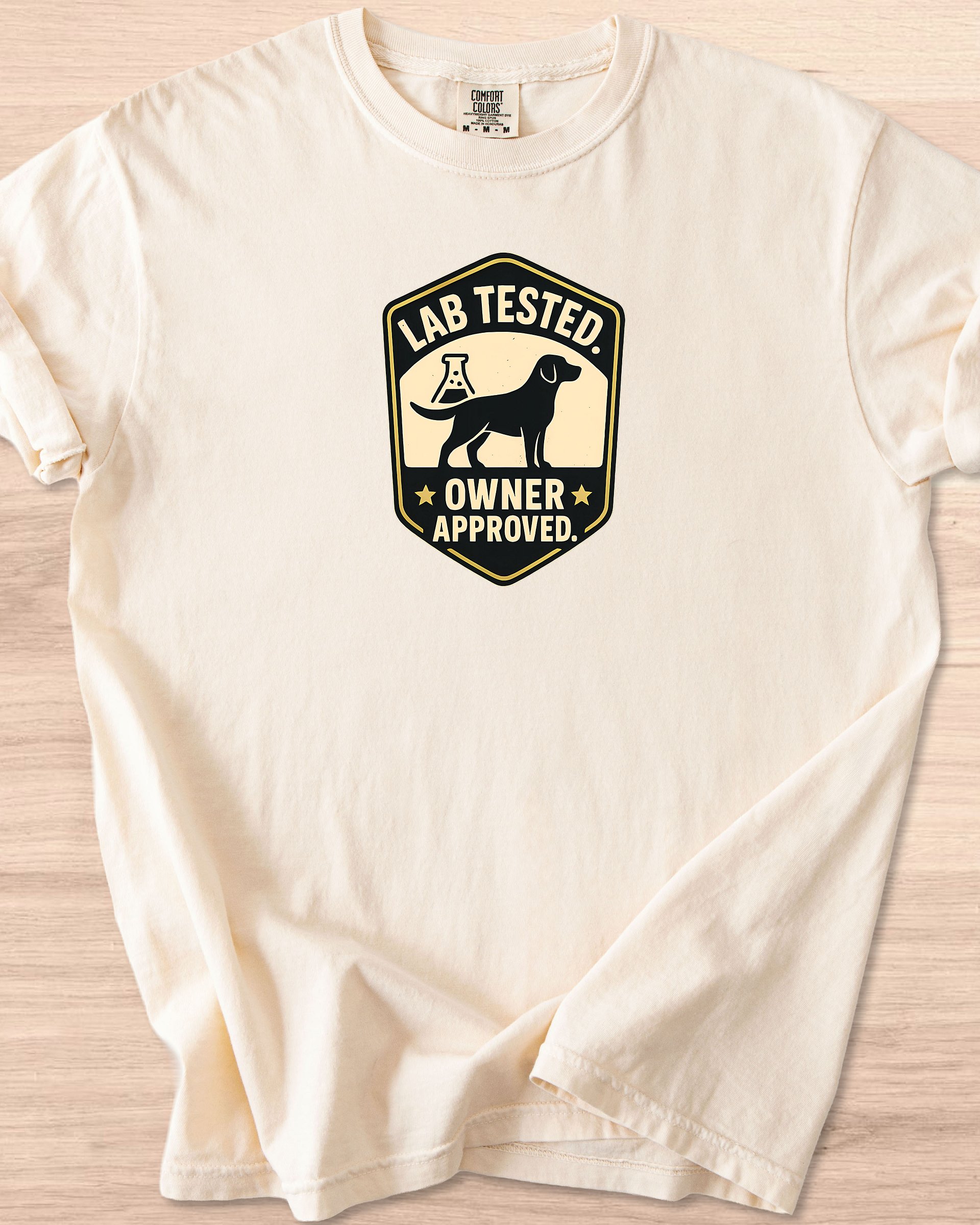 Lab Tested Owner Approved (Labrador Retriever) Tee product image (58)