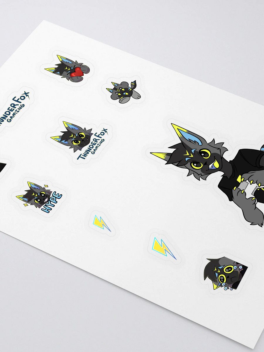 Thunder Fox Gaming Sticker Sheet product image (3)