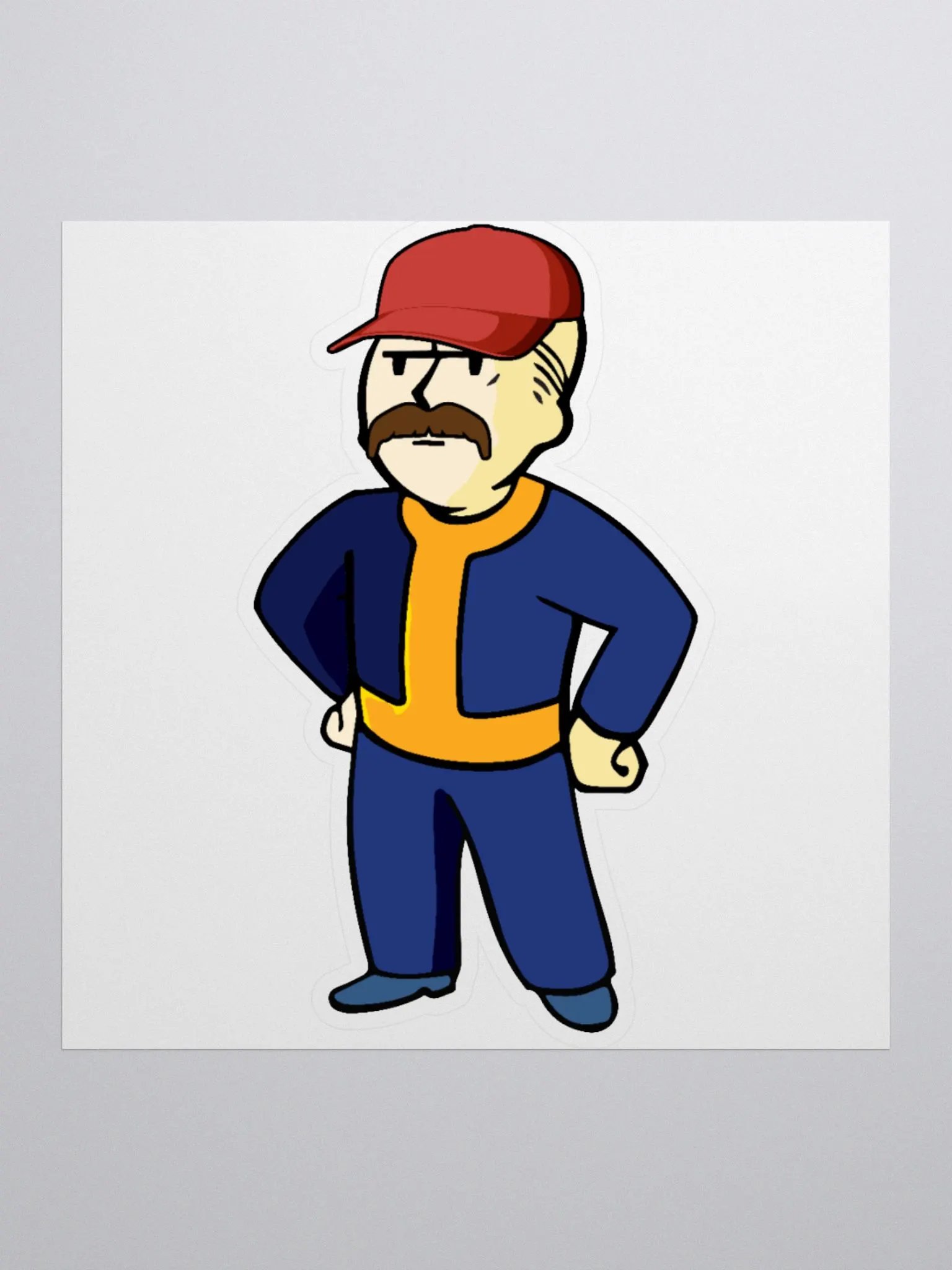 Angry Scotty Sticker product image (1)