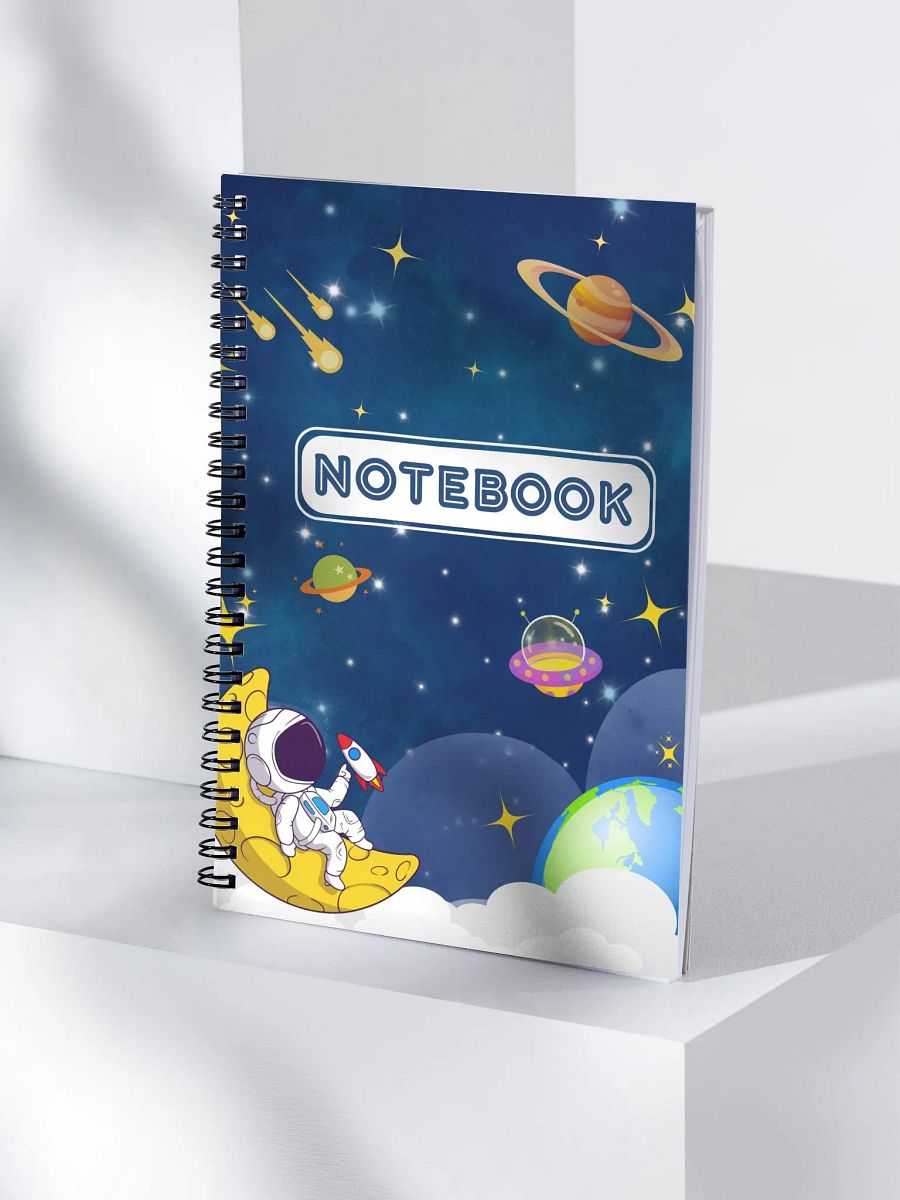 Starry Astronaut Spiral Notebook product image (4)