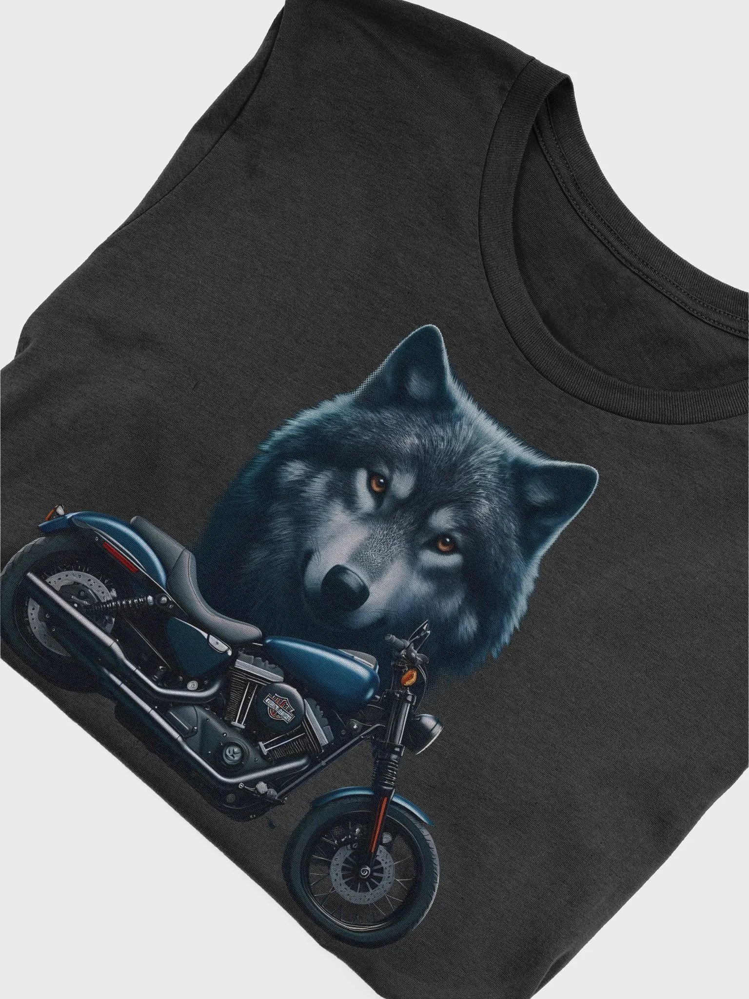 Motorcycle and Wolf - Unisex T-Shirt #14 product image (5)