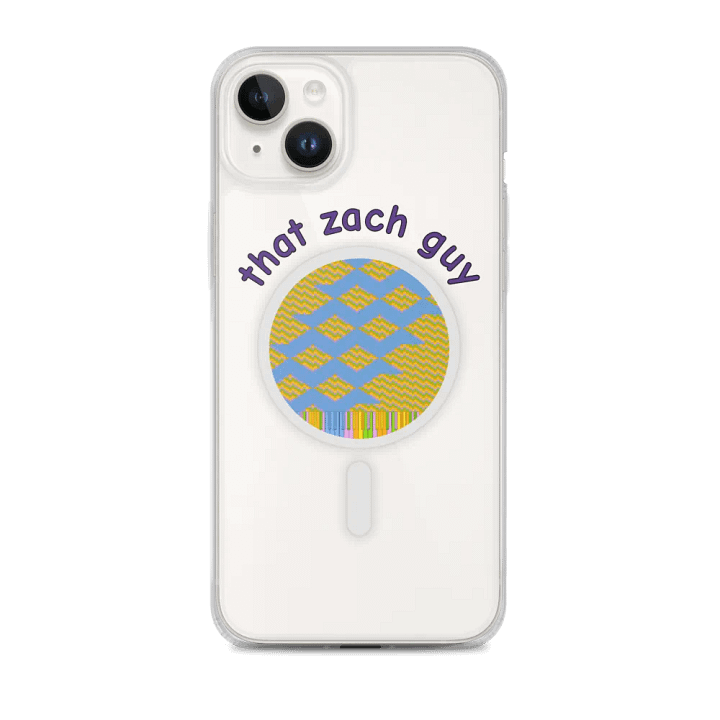 that zach guy clear iphone case product image (1)