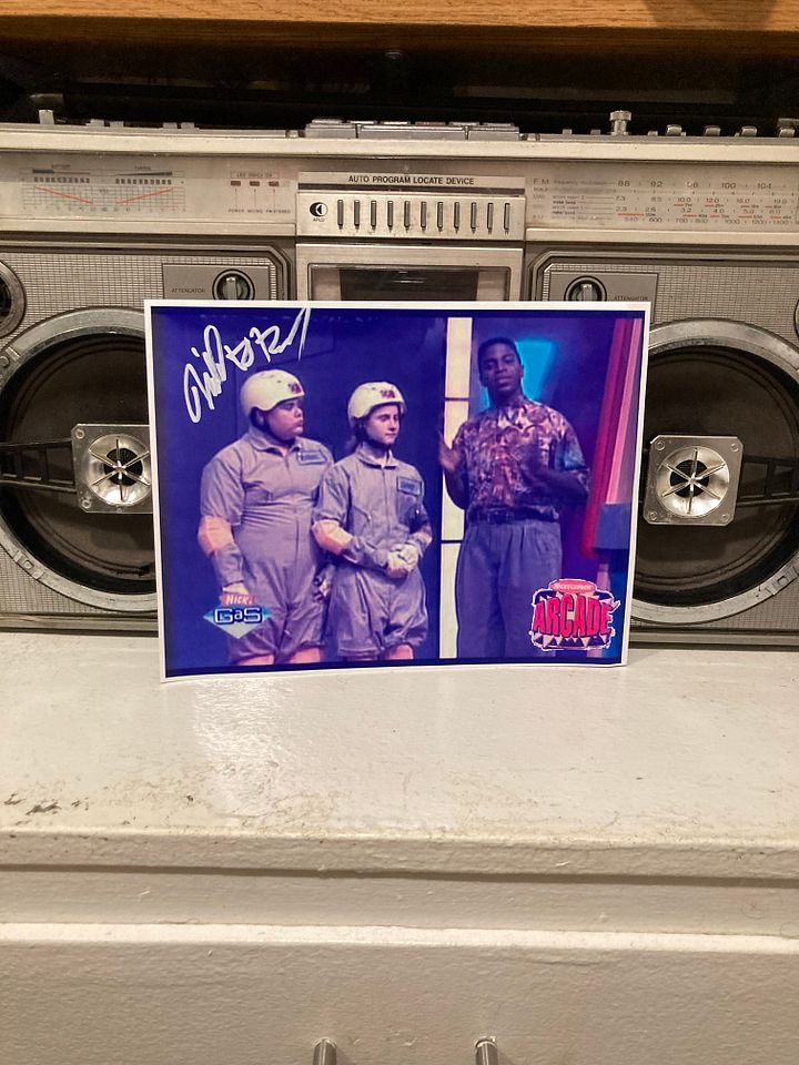 EXCLUSIVE NICK ARCADE SNAPSHOT Autographed Michael Ray Bower Print product image (1)
