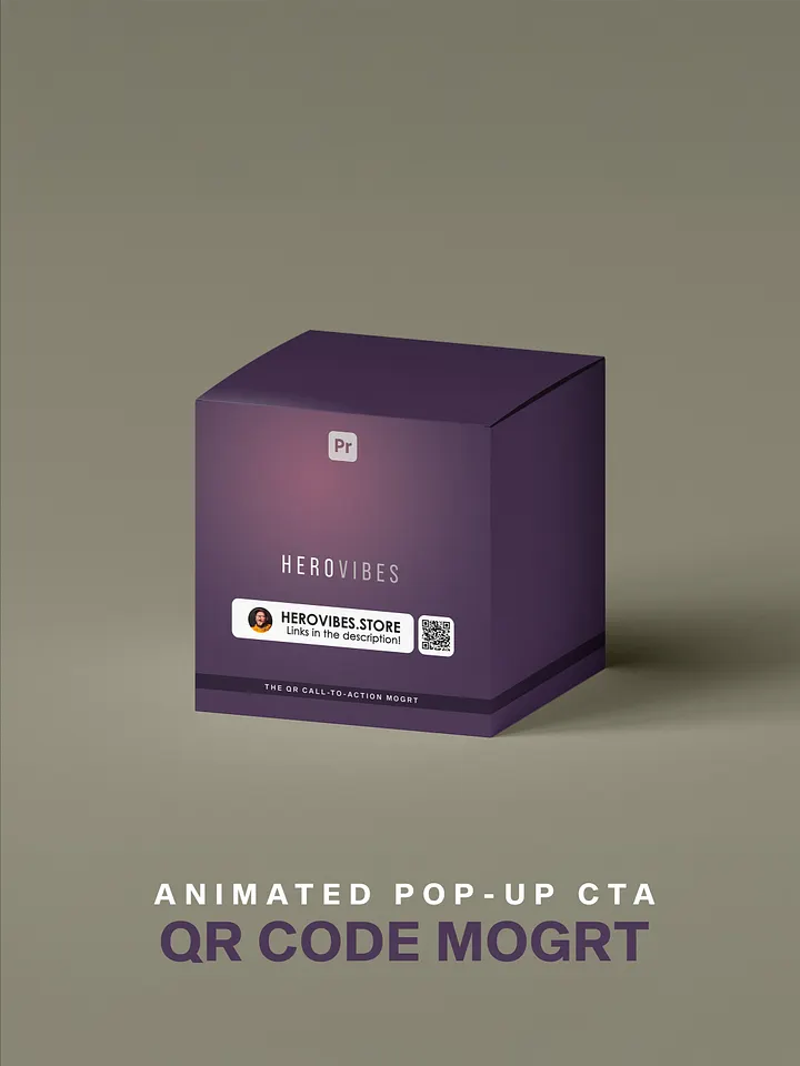 QR Code CTA MOGRT (Premiere Pro) product image (1)