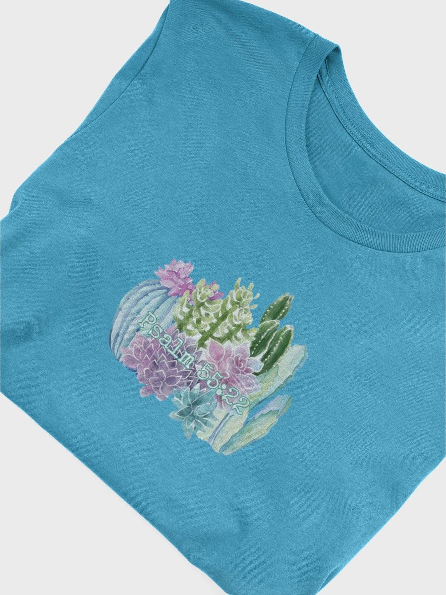 Psalms 55:22 Cactus T-shirt product image (51)