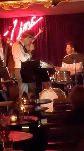 Riffing on the A blues scale at @zincbar