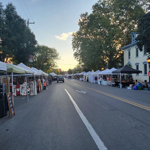 All set up bright and early for #Shippensburg #cornfest - looks to be a beautiful day!