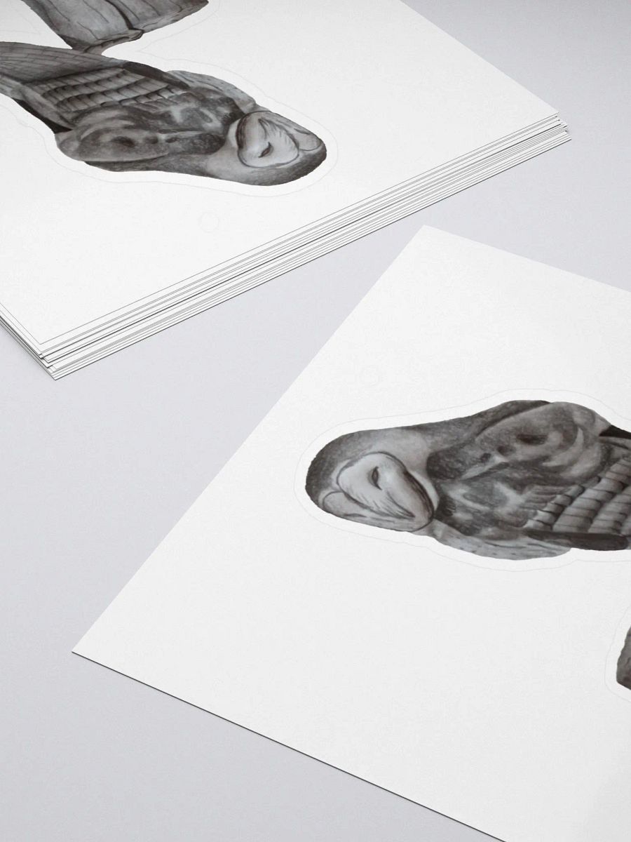Barn Owl Drawing Sticker product image (12)