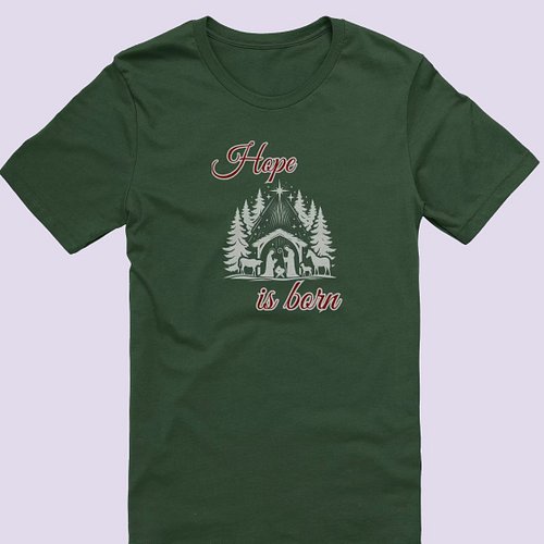 Three new Christmas designs are available in the Fourth Wall shop--A Thrill of Hope, Mary Christmas, and Hope is Born. 

Tees...