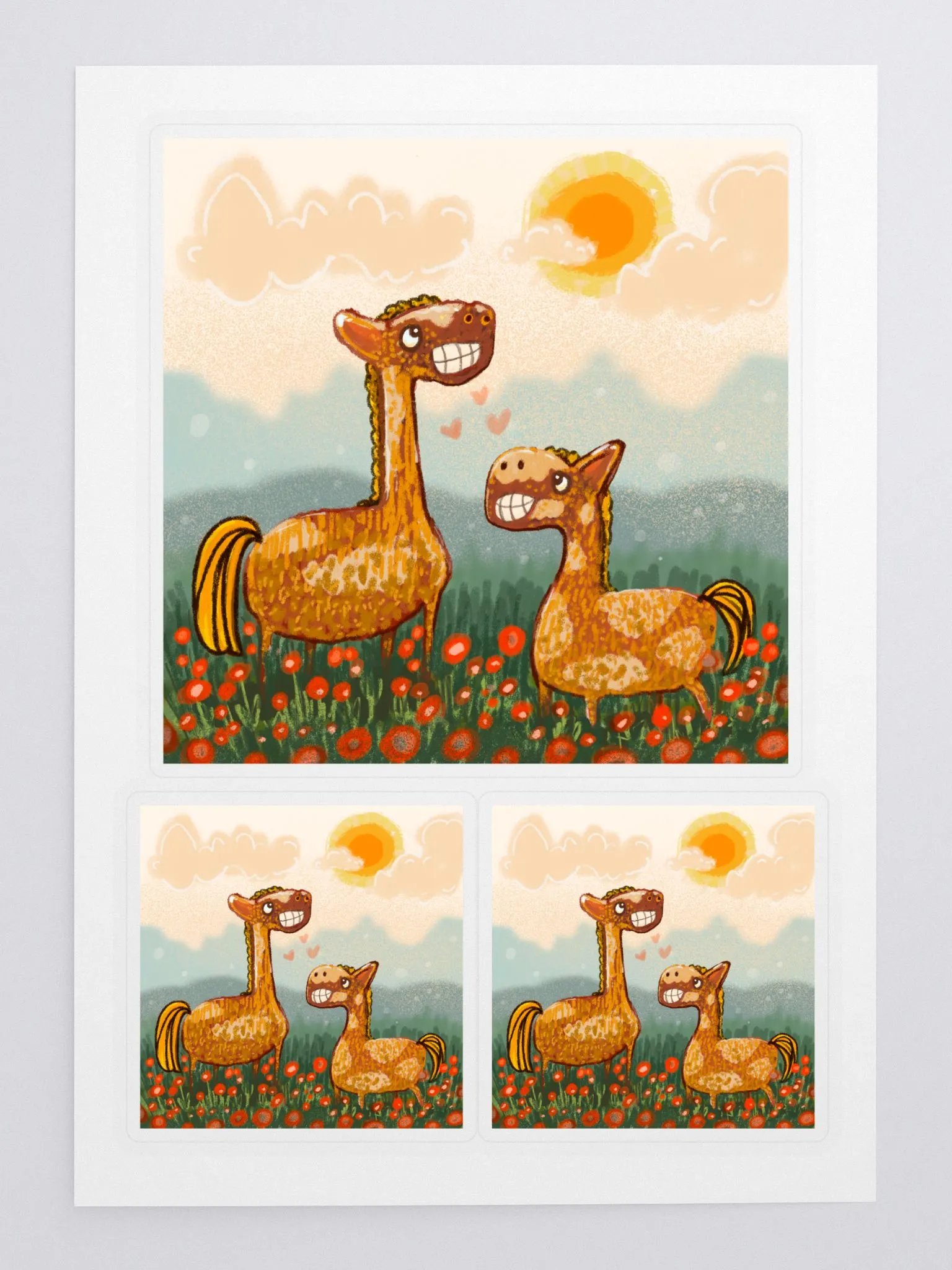 Awkward Horses Sticker Sheet product image (3)