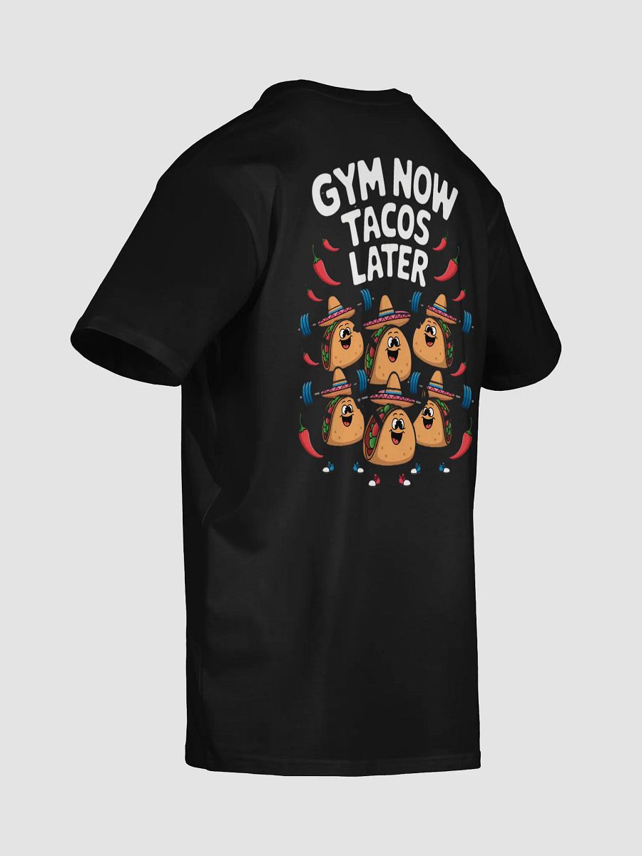 Funny "Gym Now, Tacos Later" Workout T-Shirt – Cute Taco Weightlifting Design product image (23)