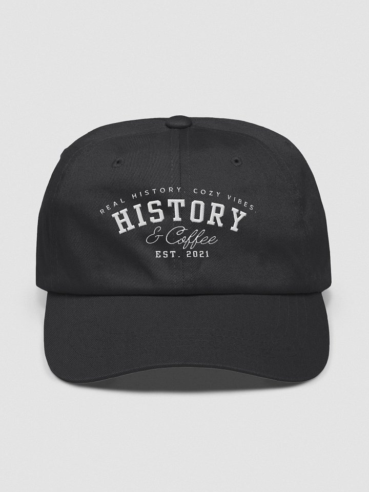 Real History – Cozy Vibes Embroidered Dad Hat (100% Cotton Chino Twill) product image (1)