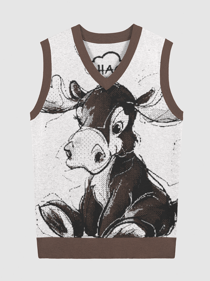 My Moose-Knitted V-Neck Vest product image (1)