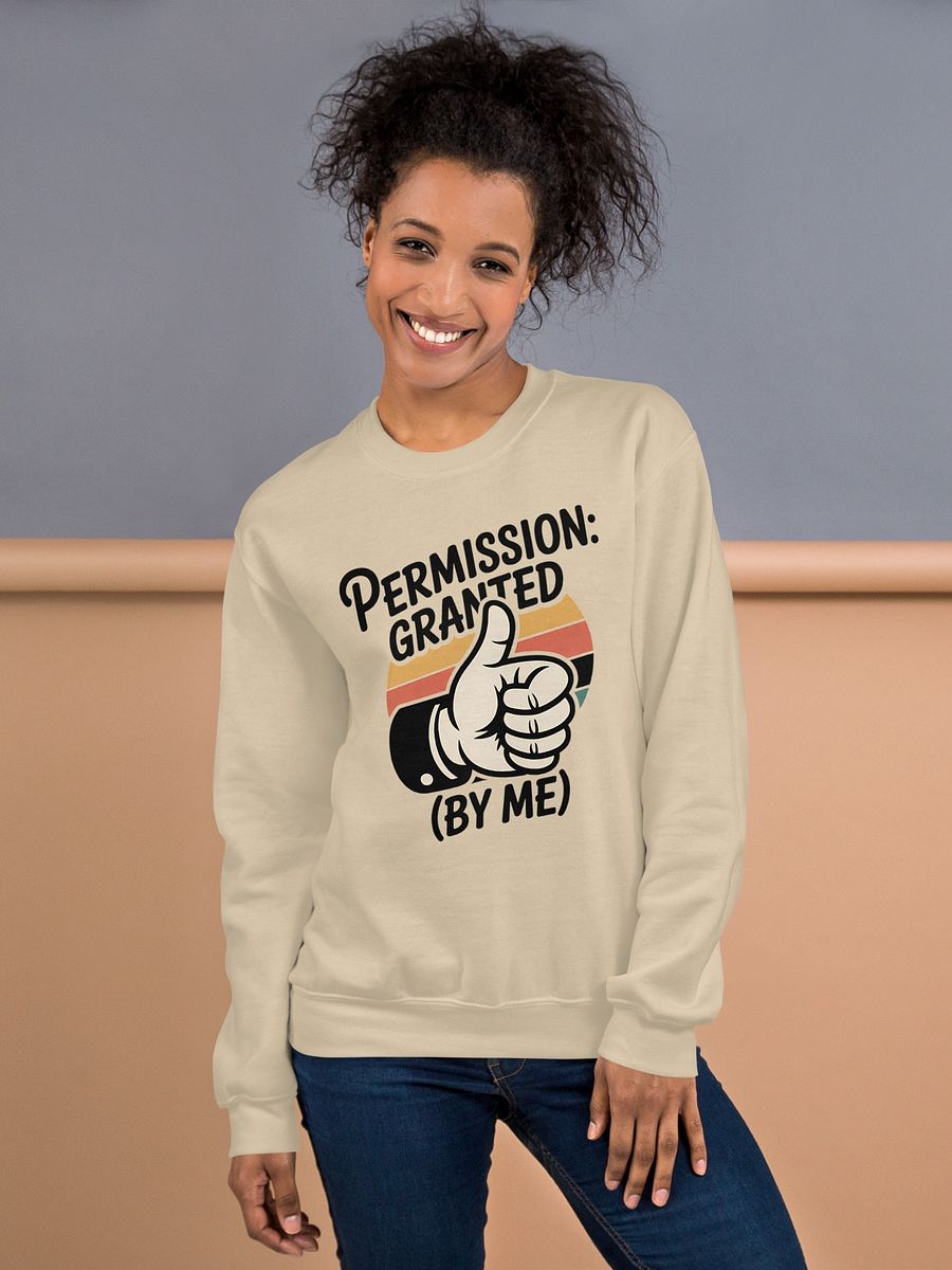 Permission Granted by Me Human Design Manifestor Sweatshirt product image (4)
