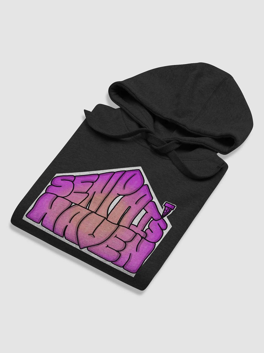 Senpai Hoodie black product image (6)