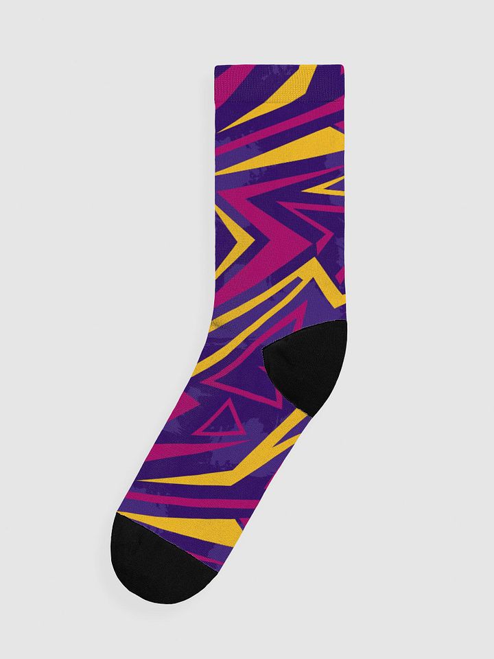 Purple Flash | Premium Sustainable Crew Socks product image (1)