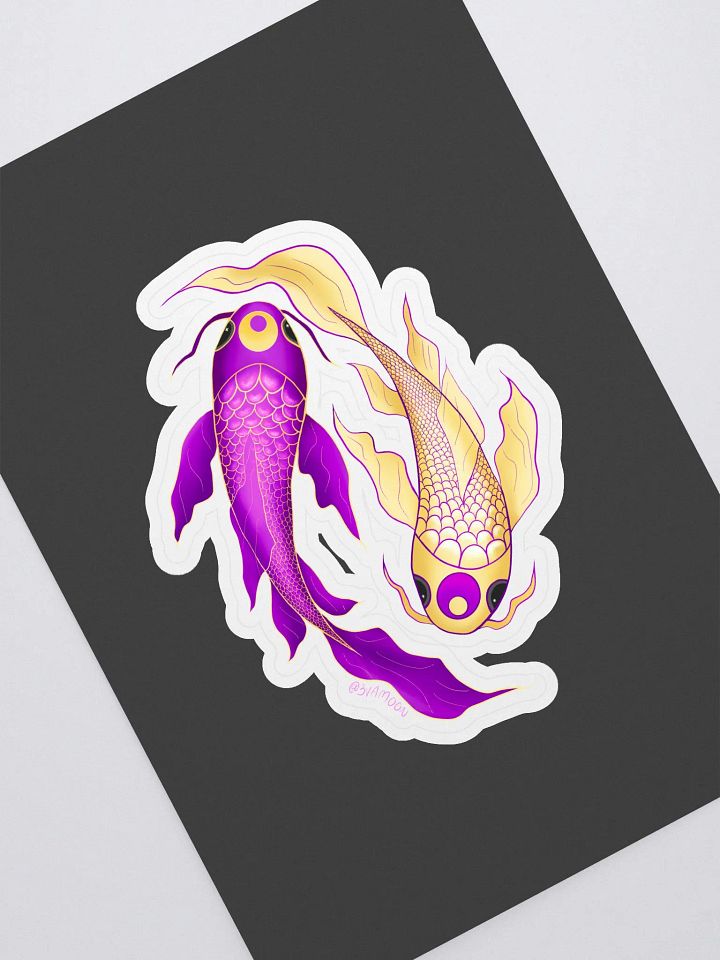 Moonie Koi STICKER 5.83″ × 8.27″ product image (1)