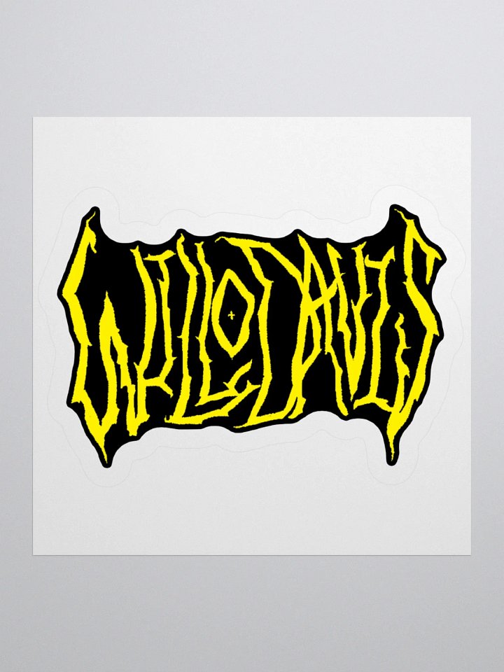 WiLLo Davis Metal Logo Sticker product image (2)