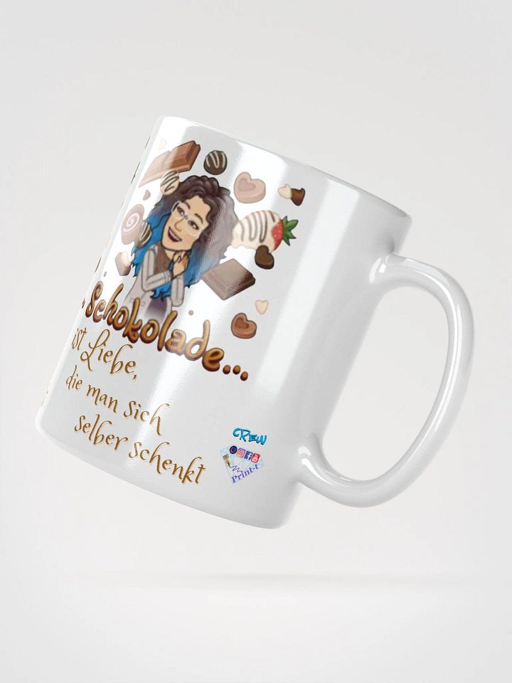 Weiß glänzende Tasse, Schokolade1 product image (6)