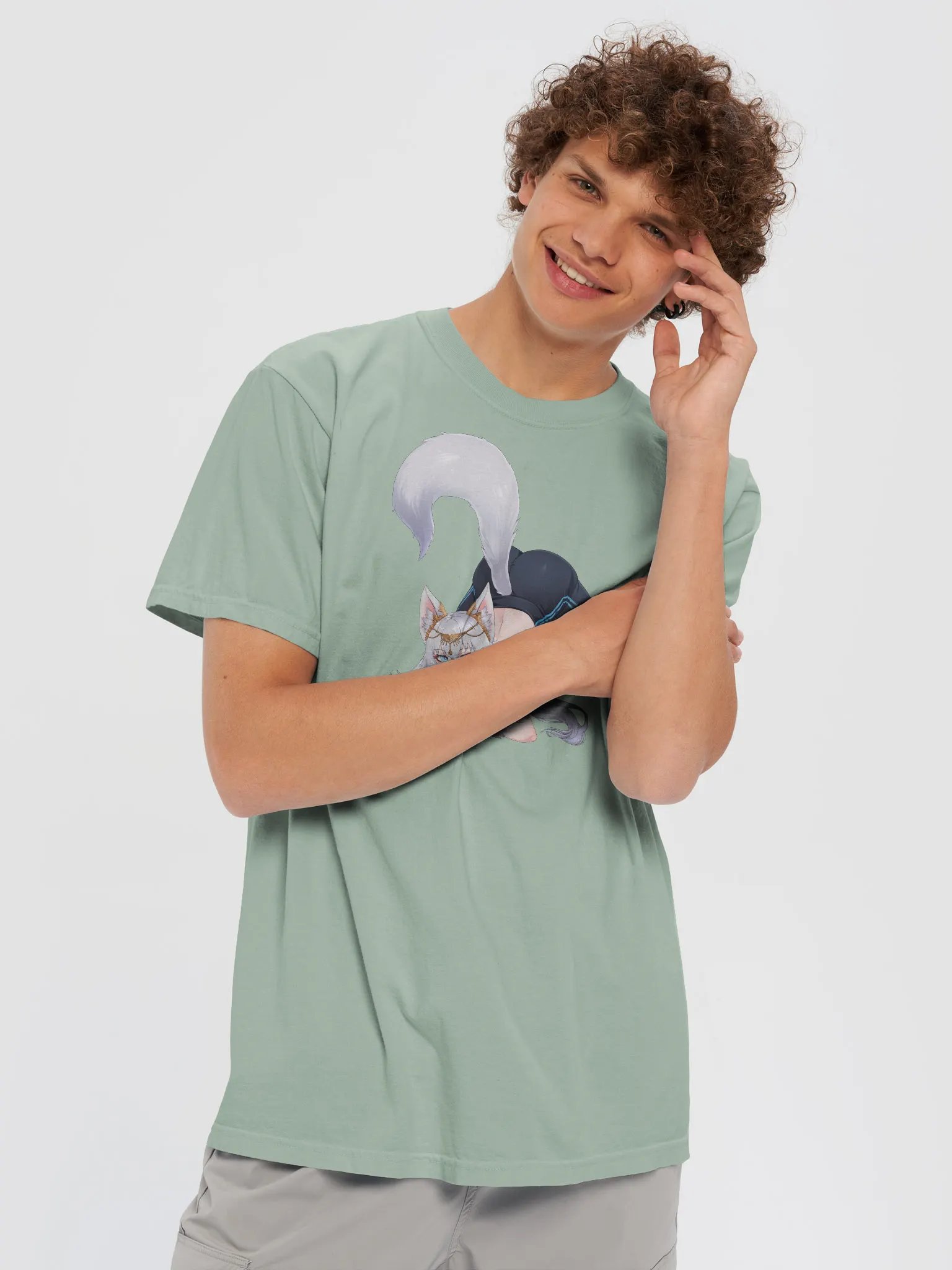 Fantasy Wolf Athletic T-Shirt product image (70)