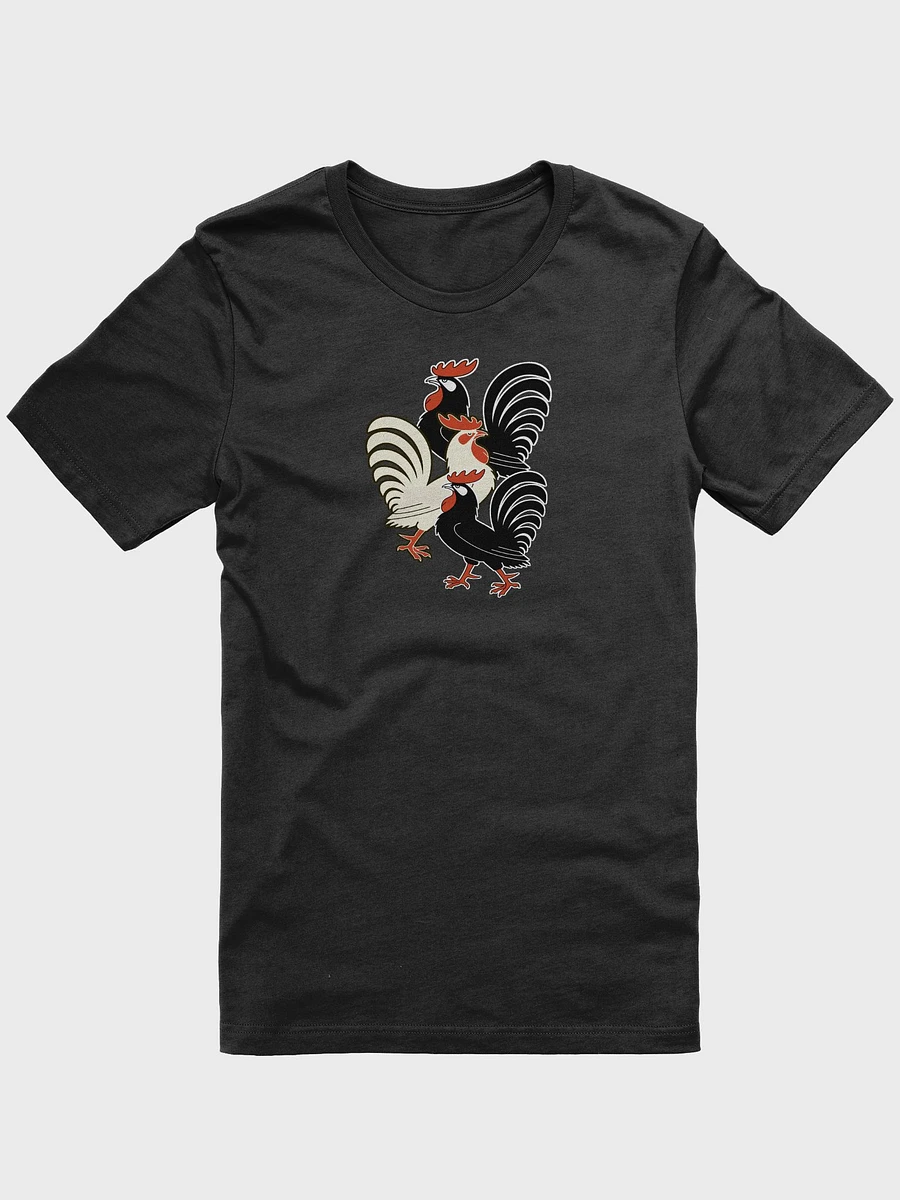 Roosters - 3 cocks T shirt product image (4)