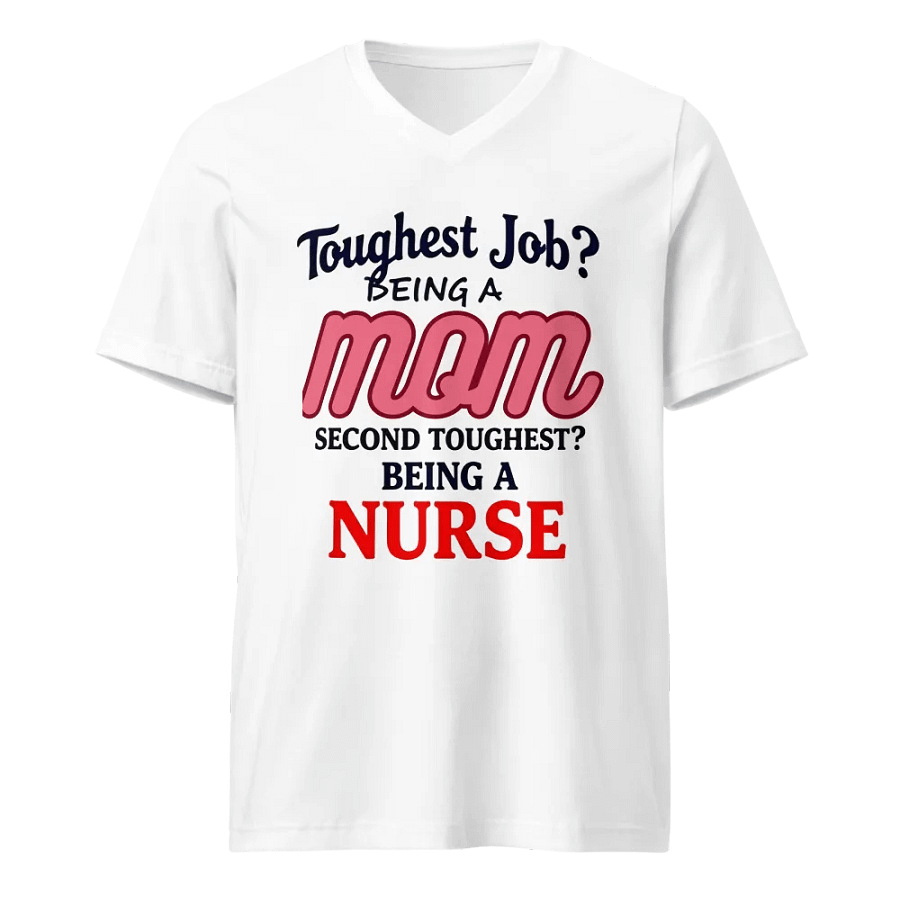 Mom & Nurse Tribute V-Neck Tee product image (1)