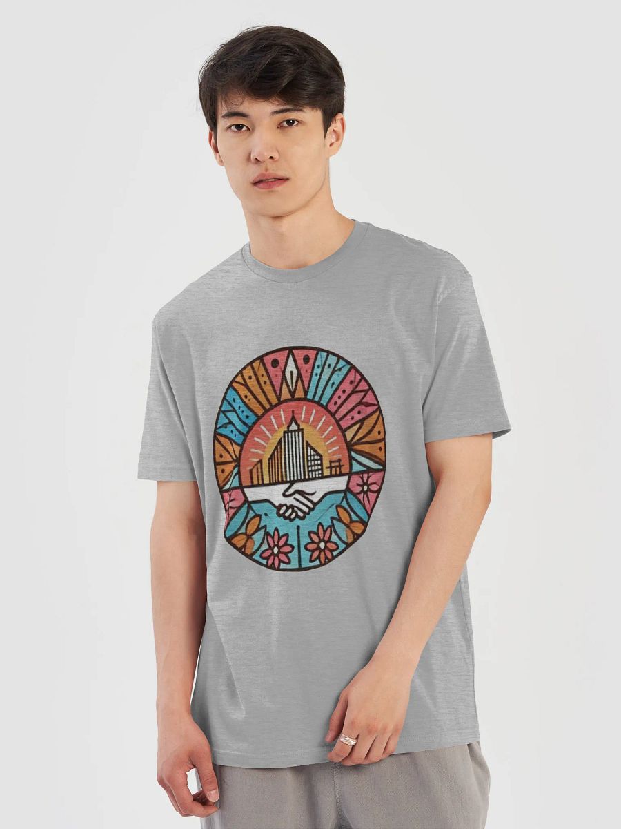 Cityscape Handshake Next Level Tee product image (20)
