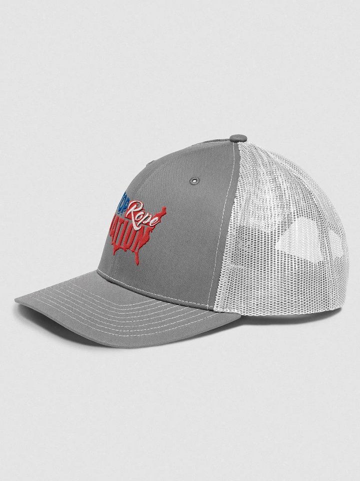 Top Rope Nation Logo Grey Trucker Hat product image (2)
