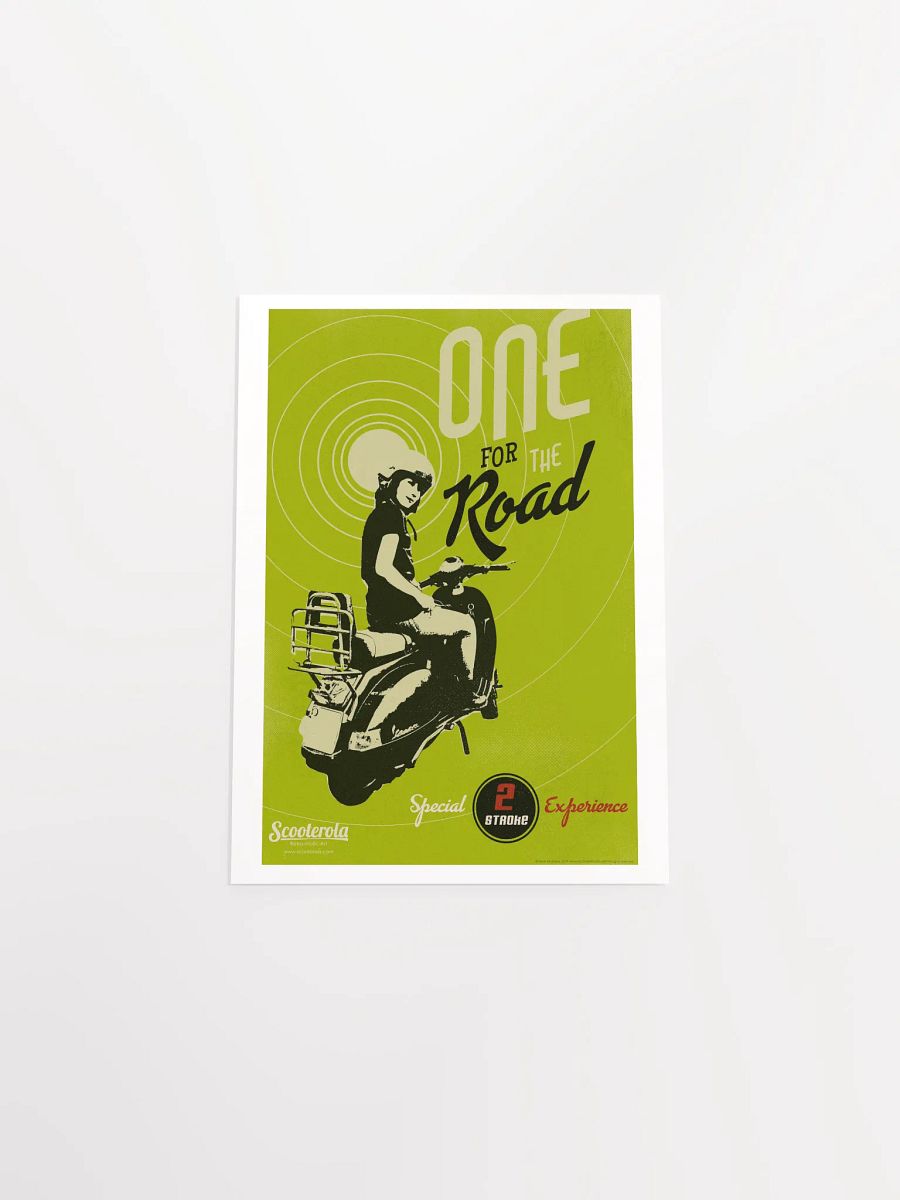 One For the Road Vintage Scooterola Poster product image (10)